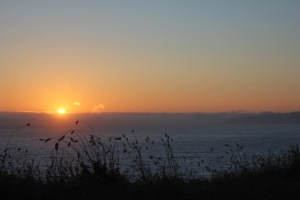 Sunset in California